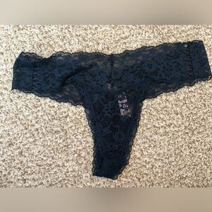 Victoria’s Secret thong lace & cotton womens well worn used panties 💦